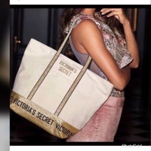 Victoria secret sparkely tote ,
